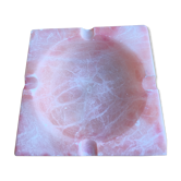 Pink marble ashtray