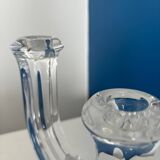 vintage vannes crystal candle holder - made in france crystal candlestick - antique crystal candle holder decoration - candlestick centerpiece