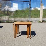 Scandinavian nesting table set