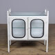 Vintage Iron Medical Cabinet 1980s