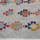 Handmade Berber handmade grey carpet 124x186cm