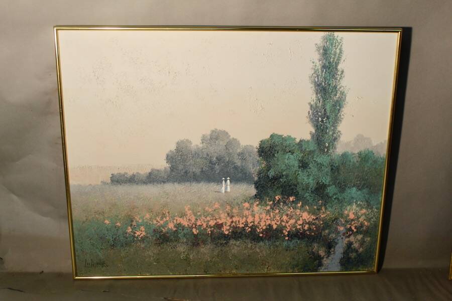 Large Oil On Canvas By Lee Reynolds (1936-2017)
