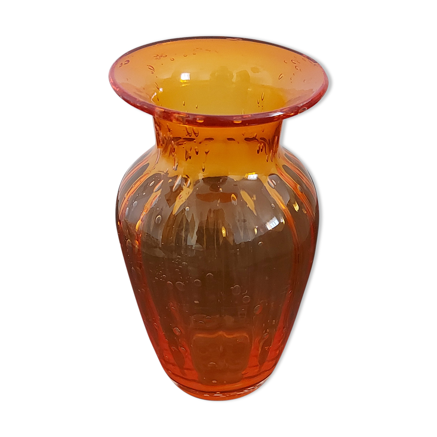 Blown glass vase