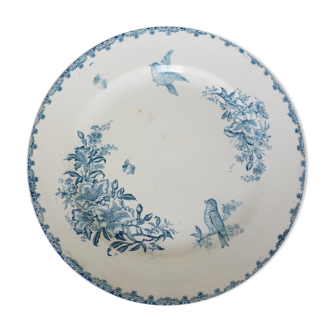 Round ironstone dish from LG Clairefontaine, Bengali model