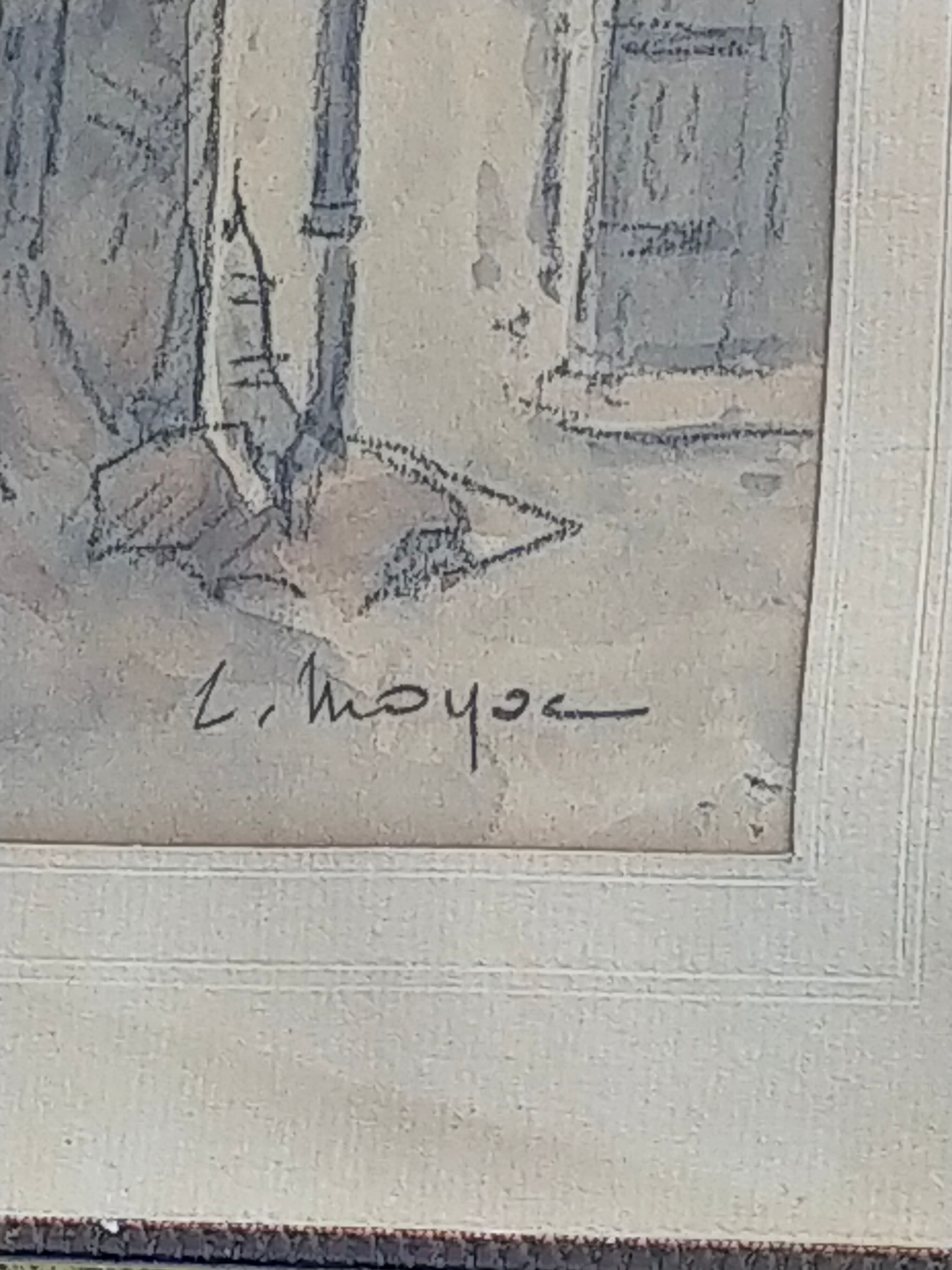 Léon Moyse drawing
