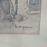 Léon Moyse drawing
