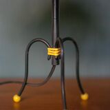 Vintage tripod lamp, bedside lamp, table lamp, rockabilly, retro, scoubidou son lamp, decoration