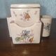 Storage pot with compartments for make-up and beauty products in old earthenware De Bruyn Fives Lille