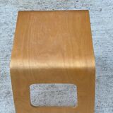 Vintage Benjamin Bent Stool in Curved Wood by Lisa Norinder for Ikea