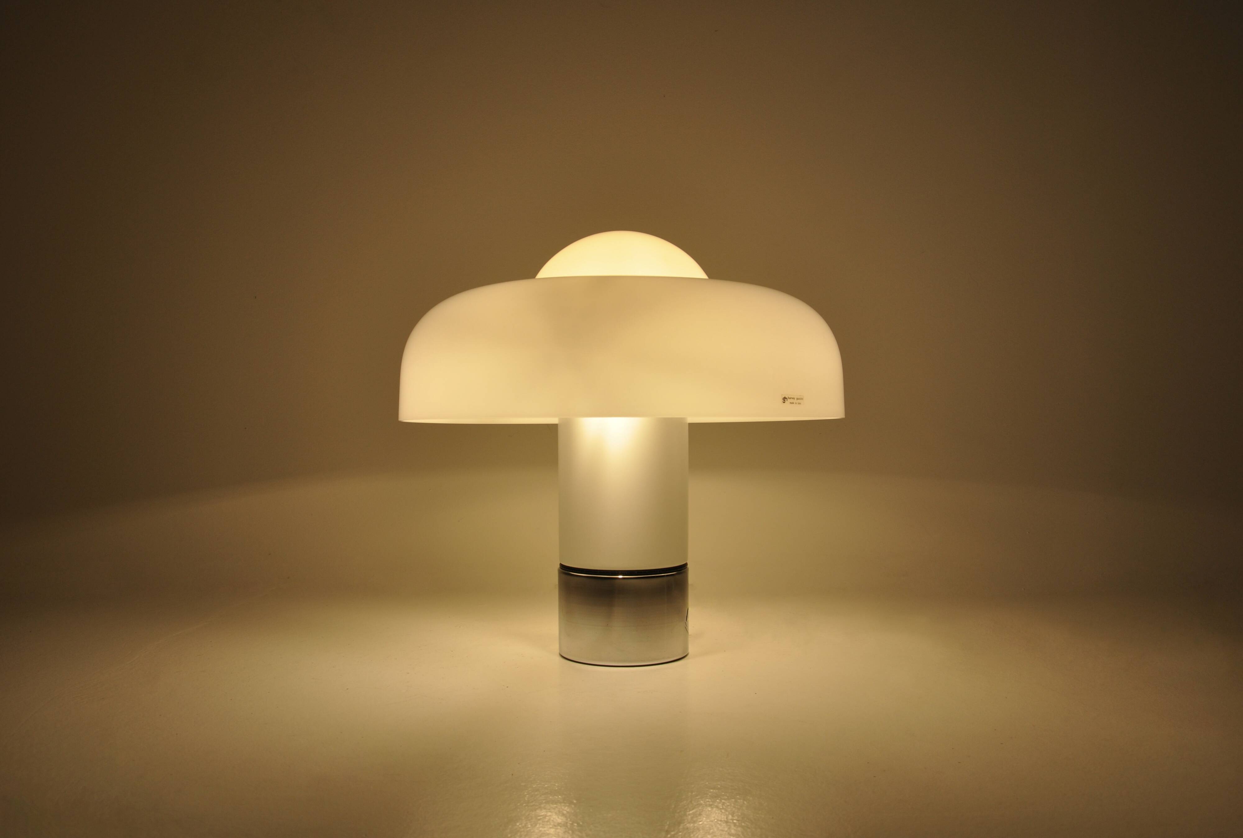 Brumbury lamp by Luigi Massoni for Harvey Guzzini, 1970s
