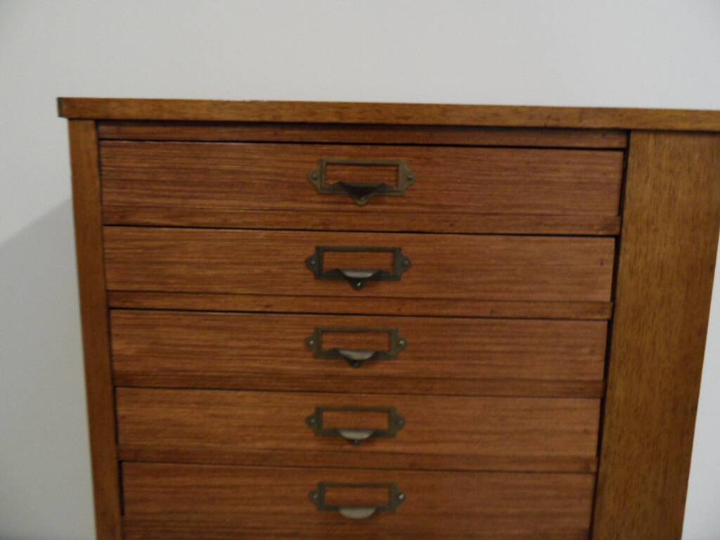 Vintage haberdashery cabinet
