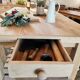 XXL solid oak kitchen island/worktop 180 x 105
