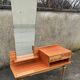 Vintage dressing table, marquetry, 50s / 60s