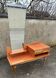 Vintage dressing table, marquetry, 50s / 60s