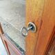 Old oak curtain cabinet