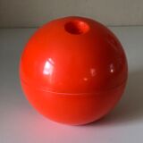 Ice cube tray design bowling ball orange 70