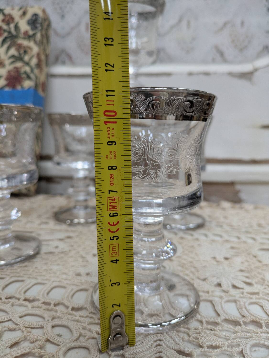 Murano stemmed glasses