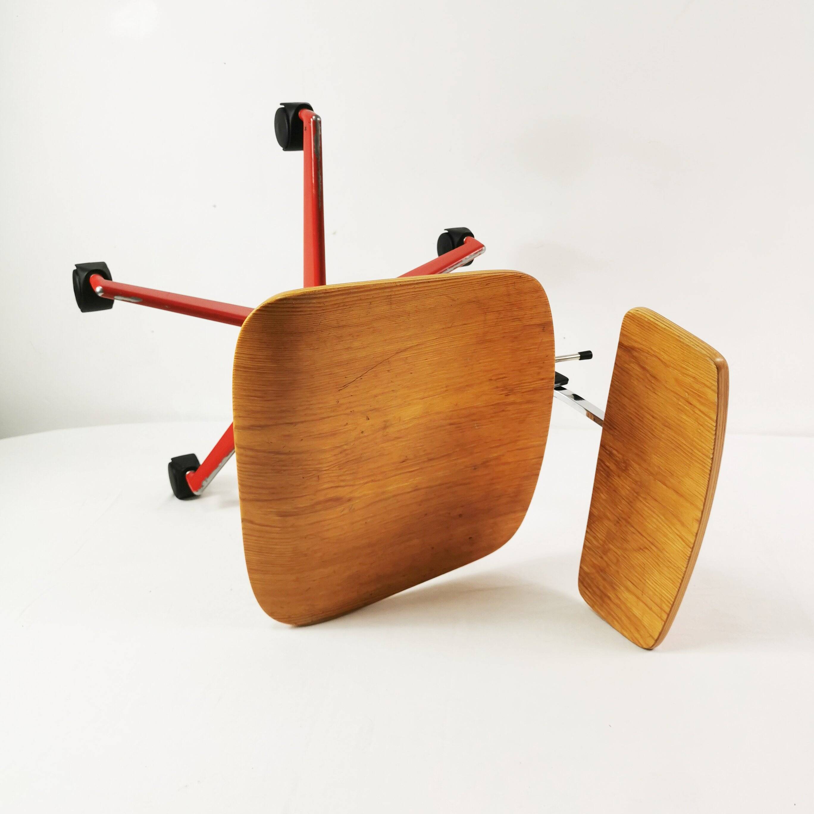 Modernist office chair, Labofa, designed by J. Rasmussen, Denmark, 1960s.