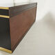 Black lacquered and brass inlade by J.C. Mahey 70s