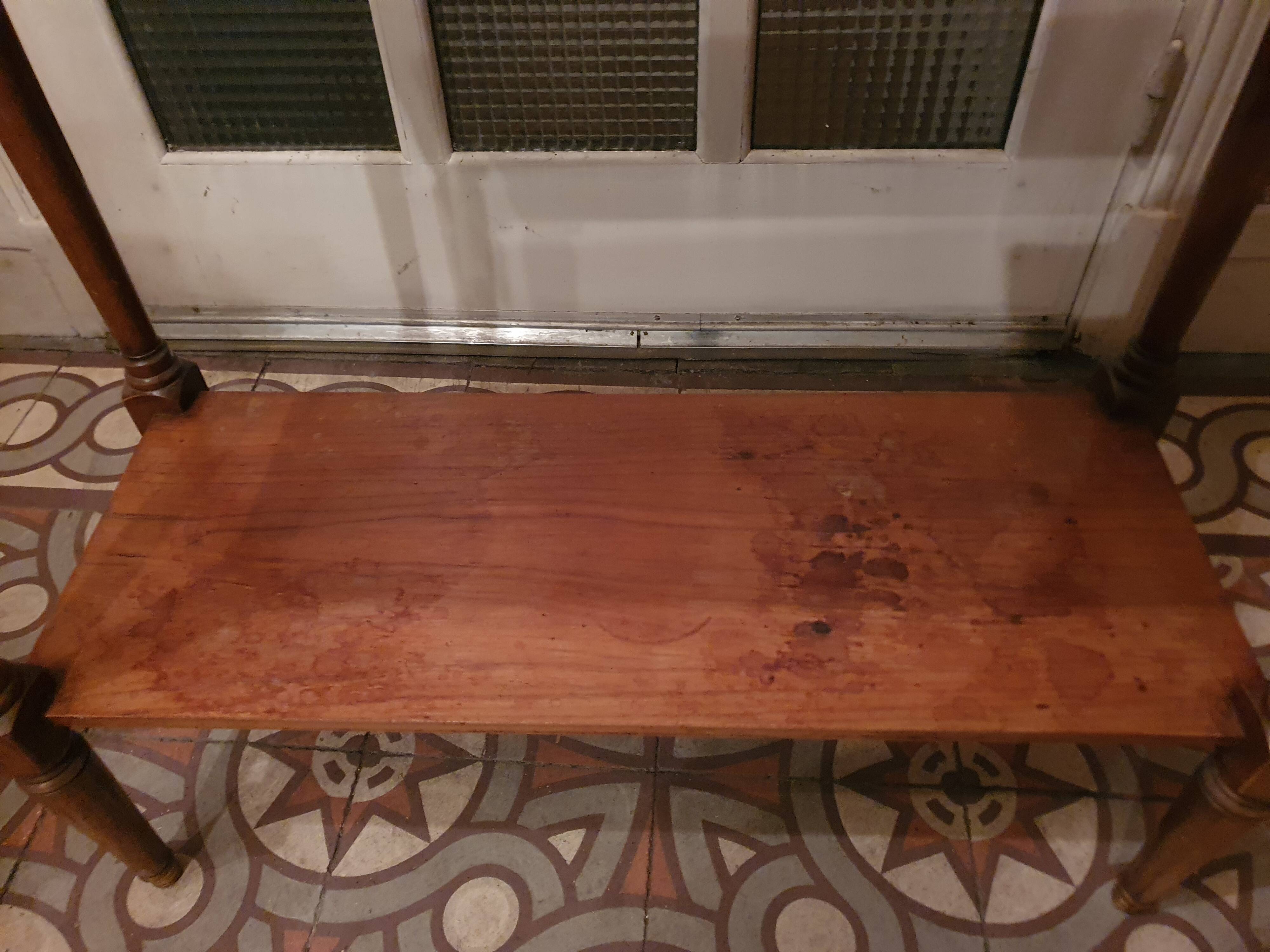 Jardinière style Louis XVI en bois et zinc