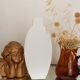 Retro white vase