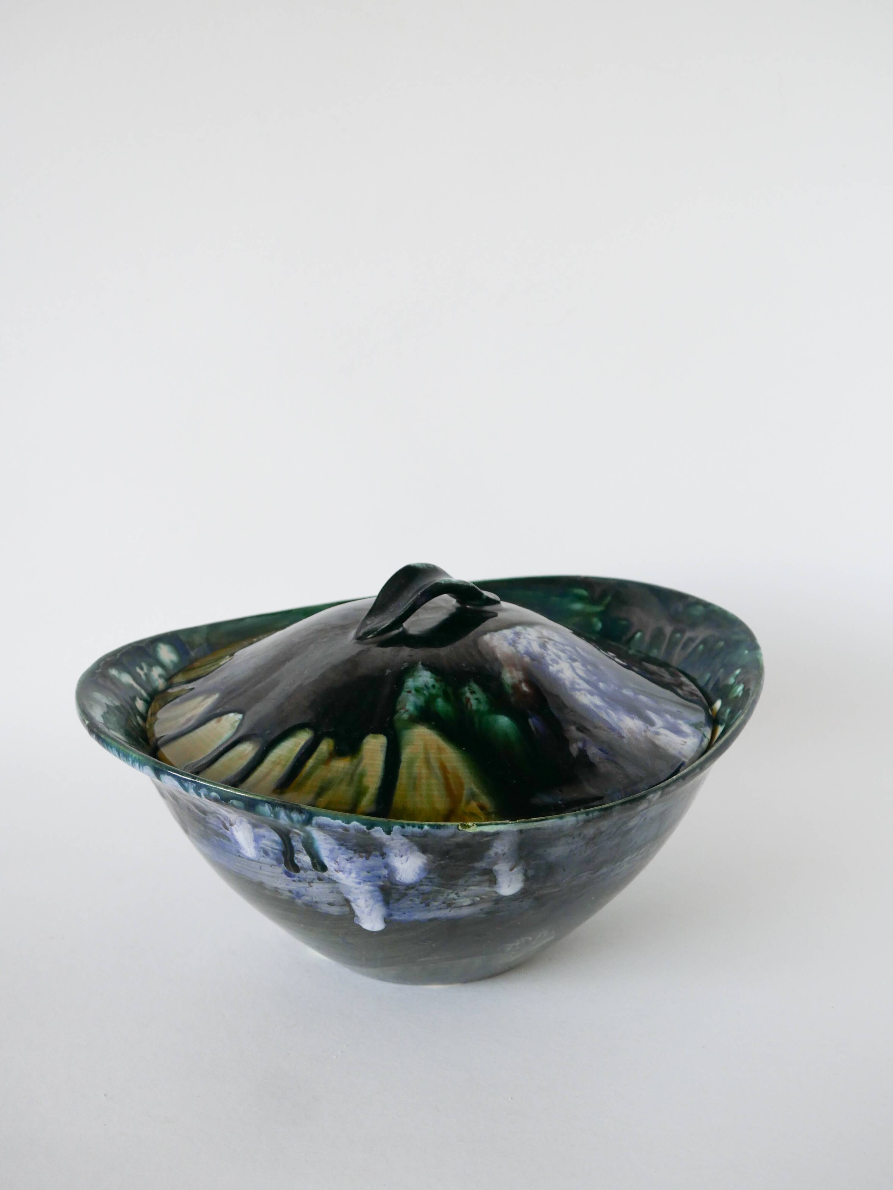 Ceramic soup tureen from Morvan, 1970
