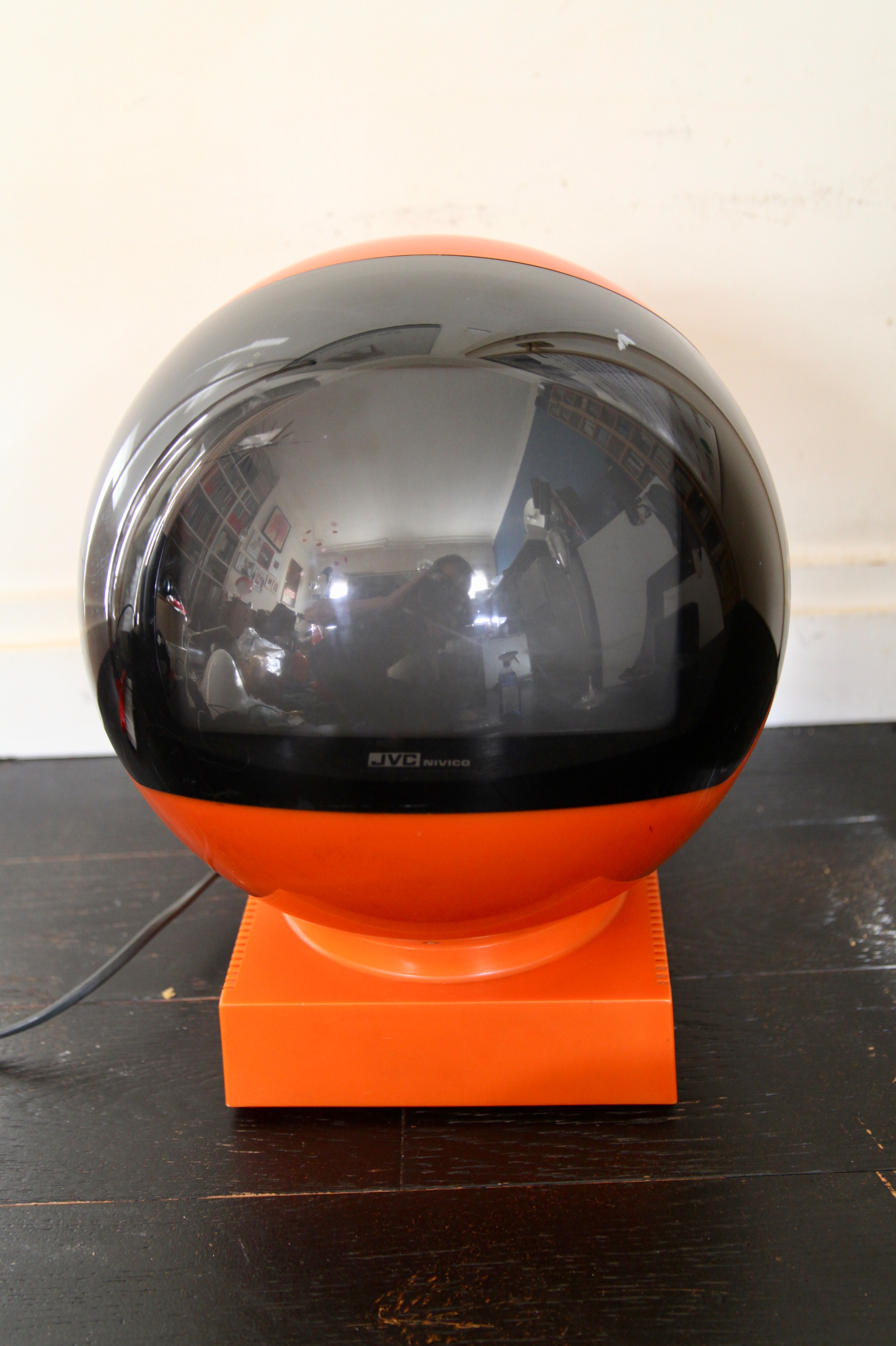 Jvc nivico tv, circa 1970 tv videosphere model
