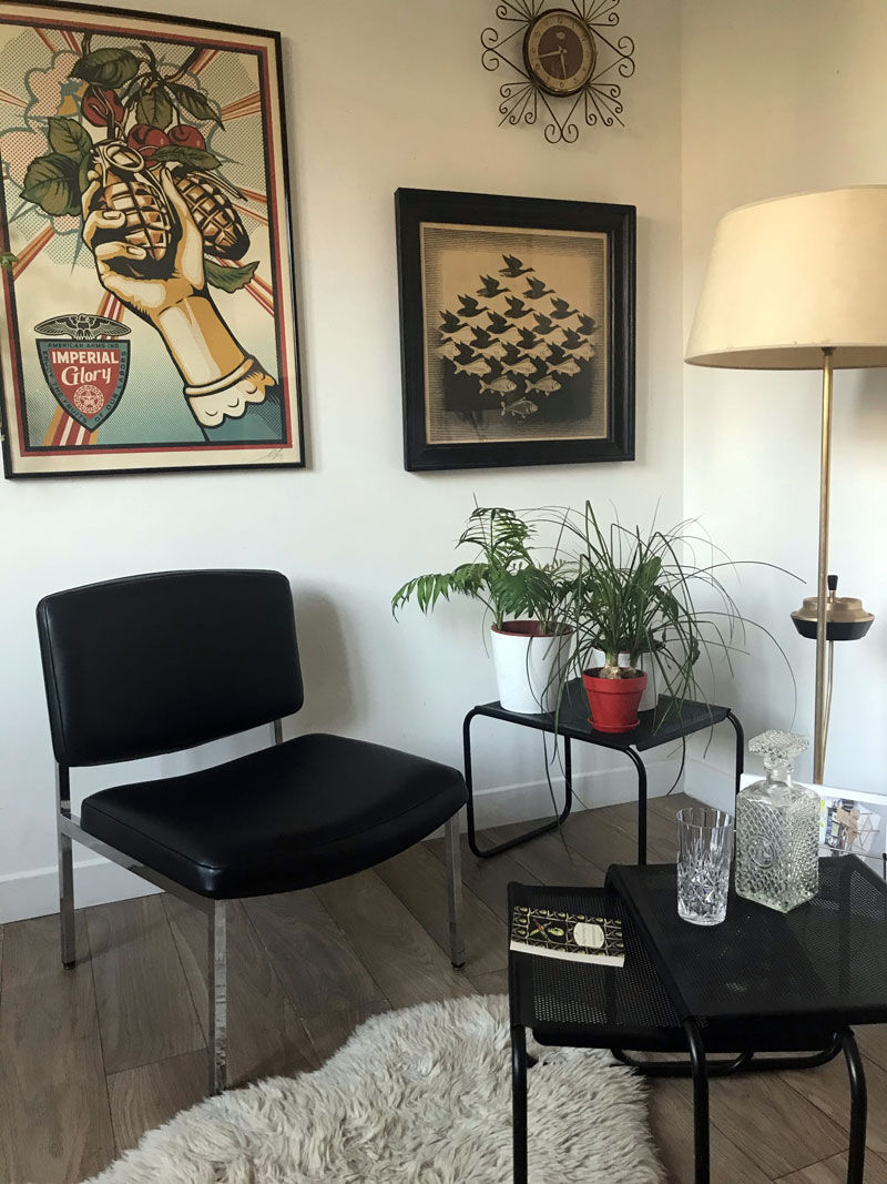 Chromium and black skaI heater