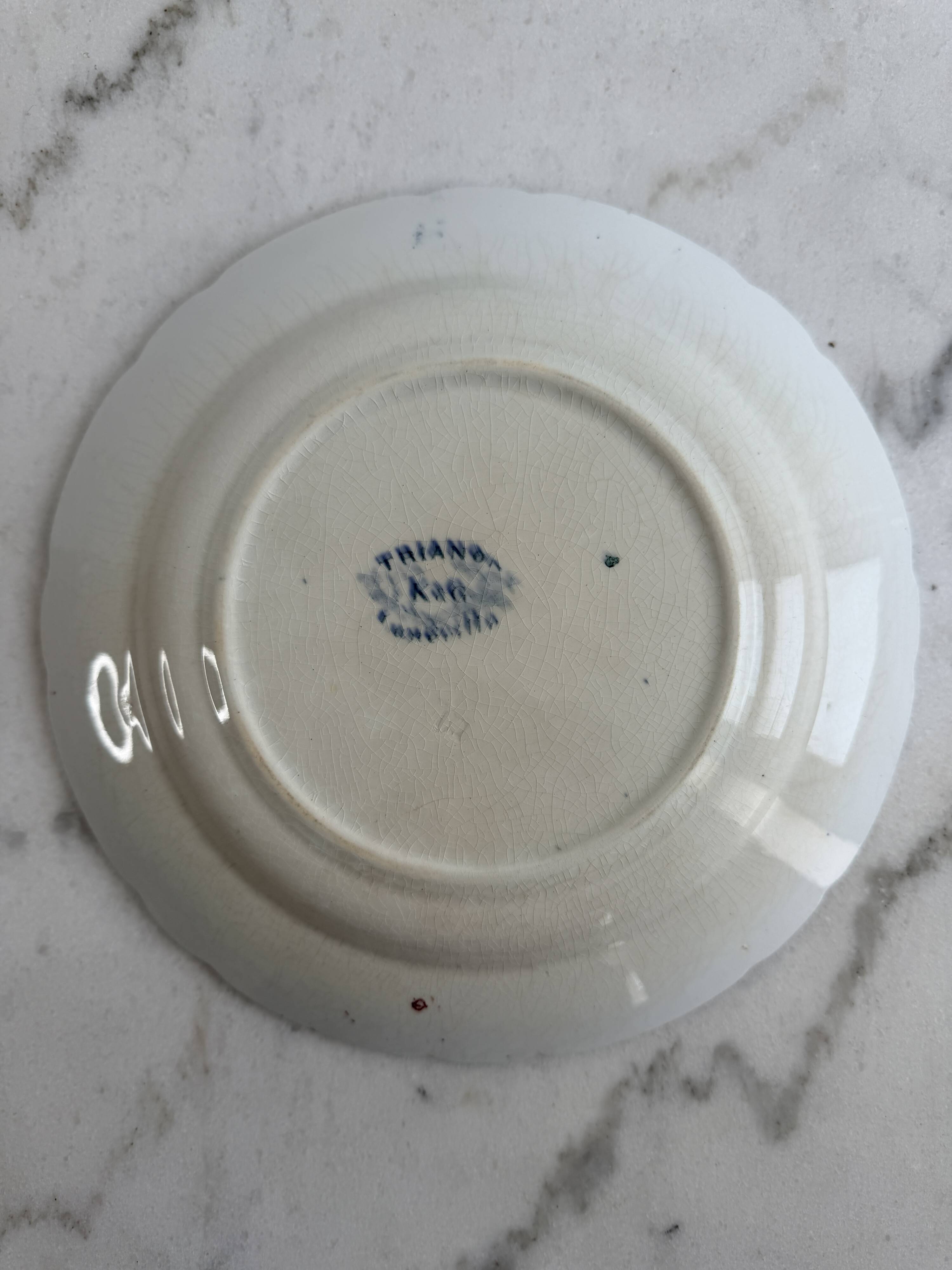 Set of two dessert plates - Luneville
