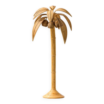 Coconut tree/rattan palm floor lamp