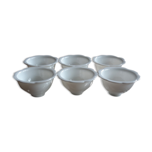 6 coquetiers et plateau