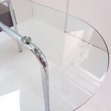 Mirto Zocca glass desk by Tisettanta Halifax - 1980s