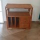 woven rattan chest of drawers - 2 drawers