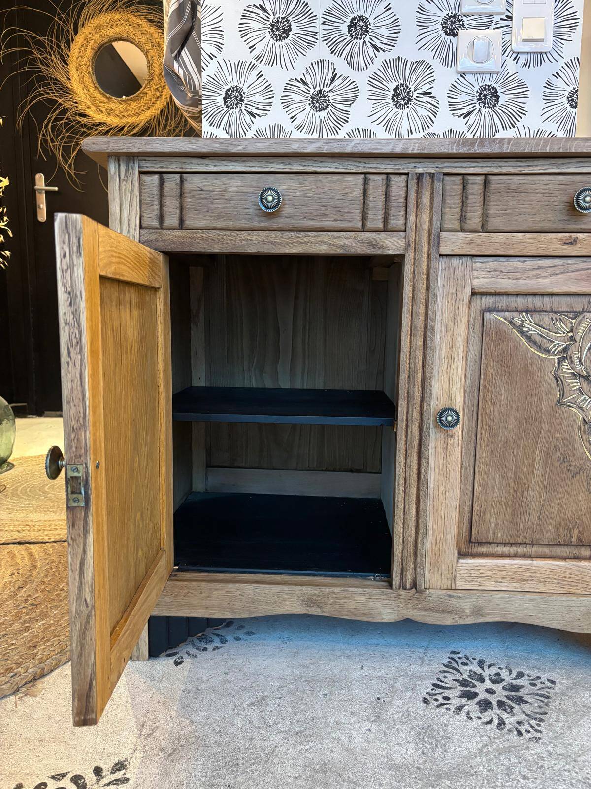 Buffet Bella bois Art Déco