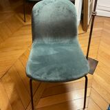 Set of 6 Tibby AMPM cedar velvet chairs