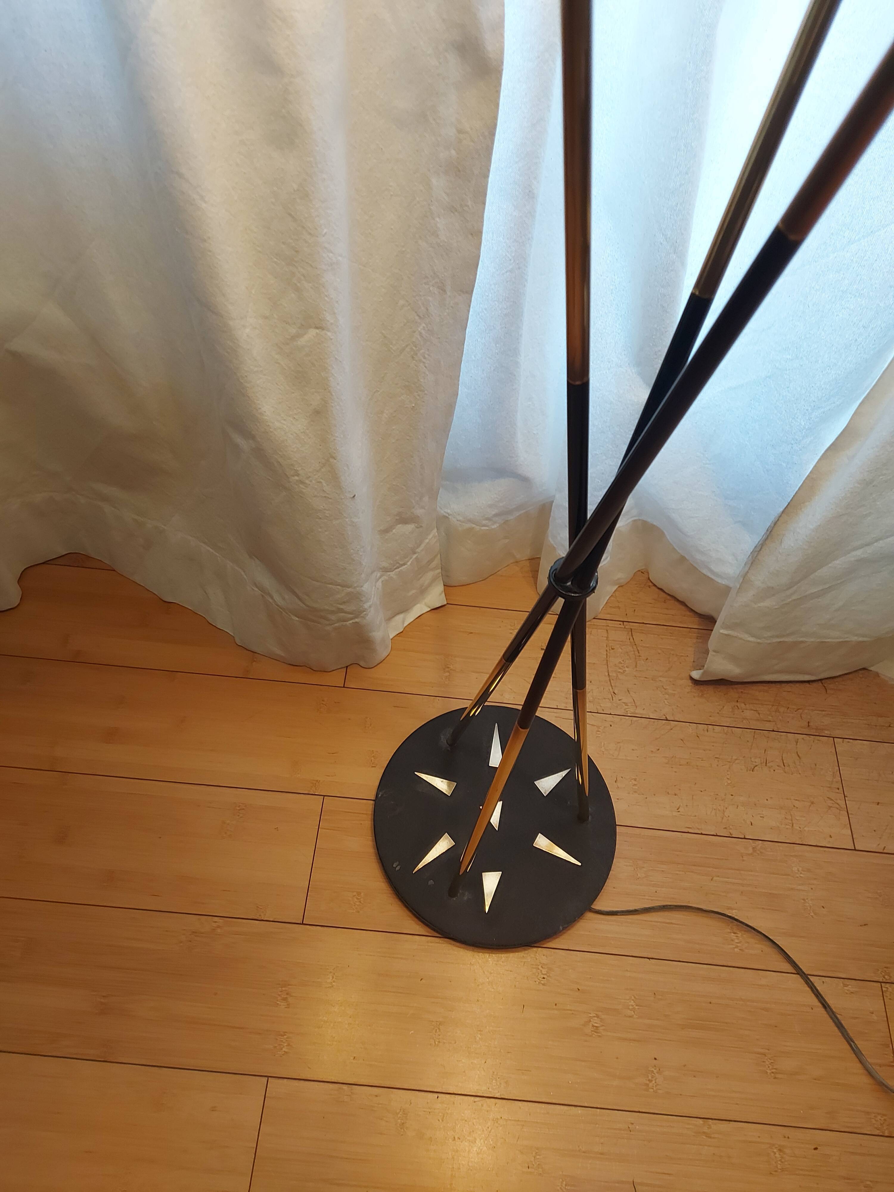 Arlus 3-Light Brass Designer Floor Lamp