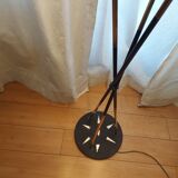 Lampadaire design en laiton 3 feux Arlus