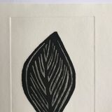 Original etching signed and justified by Raoul UBAC, Letter from Los Chandos, 1975