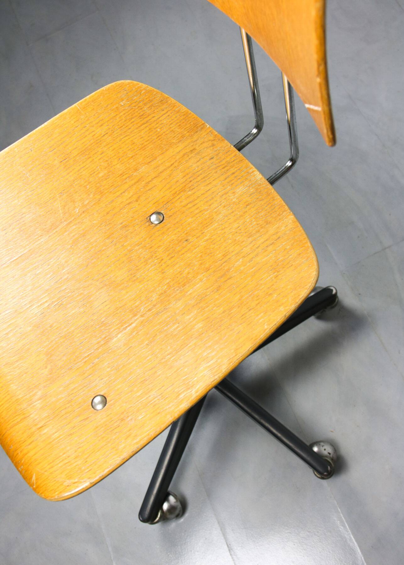Vintage Adjustable Swivel Office Chair