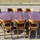 Série de 6 chaises de bistrot restaurant ancienne vintage- 1950s