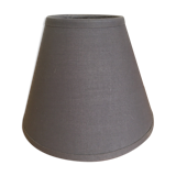 Gray fabric lampshade