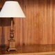 Pair of turned wooden baluster lamps