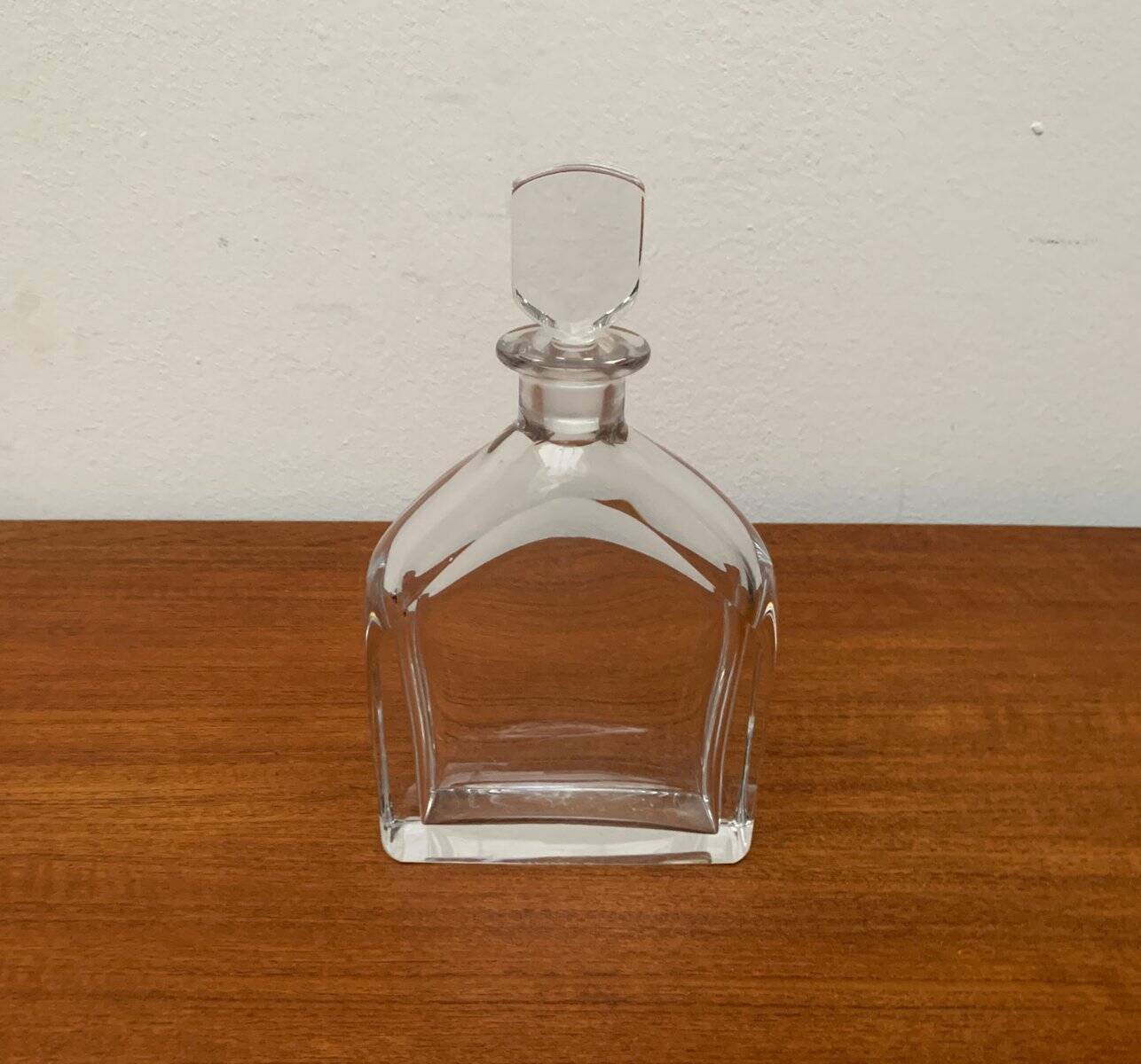 Bouteille en verre suédoise vintage d'Orrefors