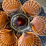 Vintage Sarreguemine oyster plate