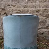 Vintage velvet toad armchair