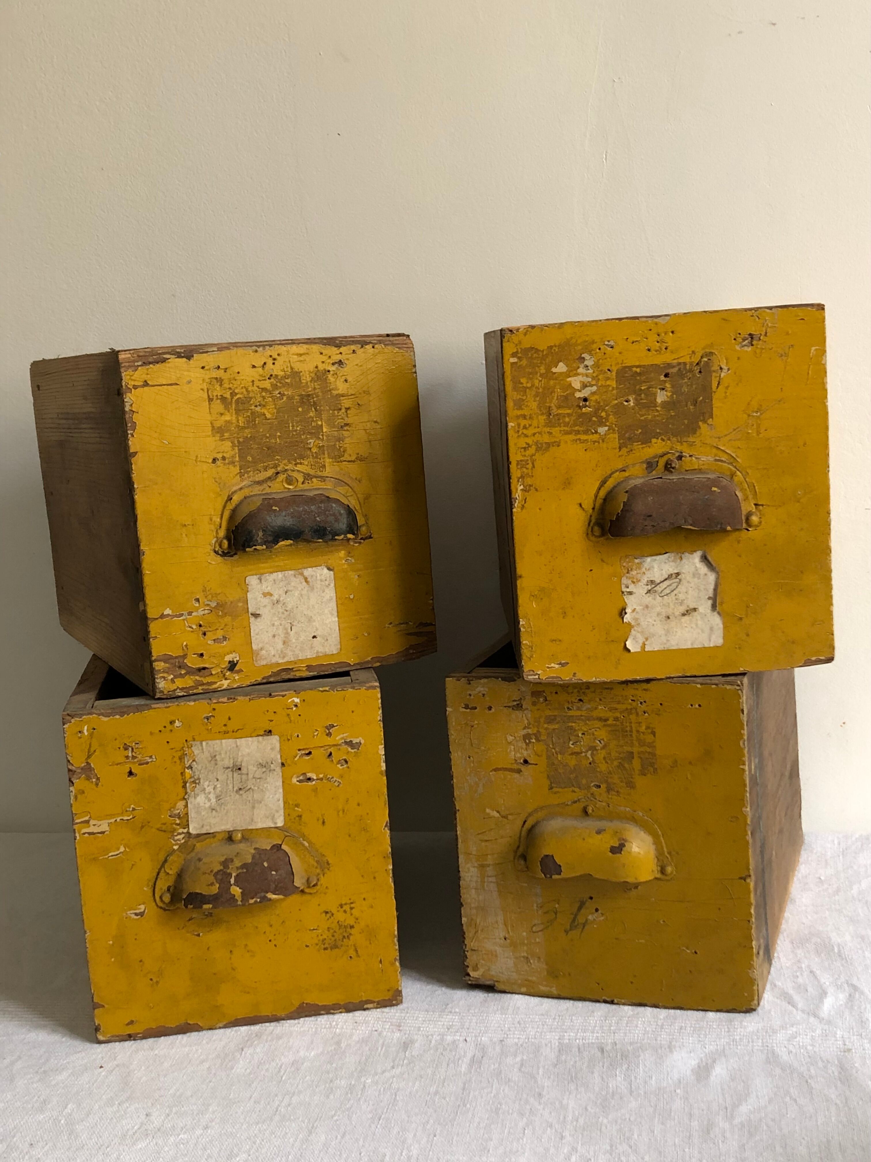 Pair of workshop drawers