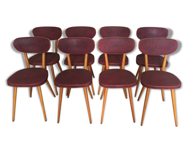 Lot de 8 chaises Baumann | Selency