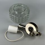 60s 70s VEB hanging lamp ceiling lamp bubble chrome glass space age design