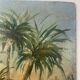 Old painting, orientalist landscape, signed, XX century
