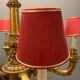 Lustre en bois doré doré